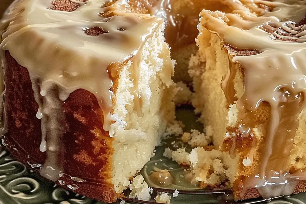 Salted Caramel Kentucky Butter Cake