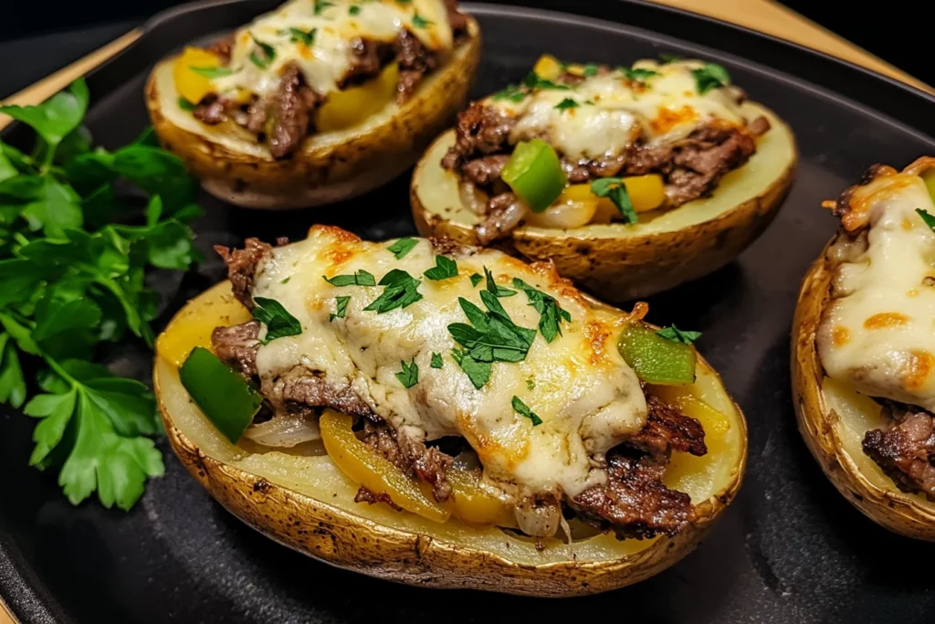 PHILLY CHEESESTEAK BAKED POTATO