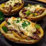 PHILLY CHEESESTEAK BAKED POTATO