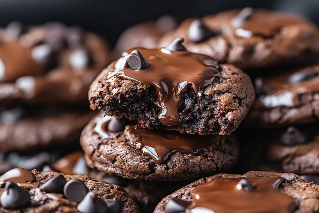 CHOCOLATE LAVA BROWNIE COOKIES