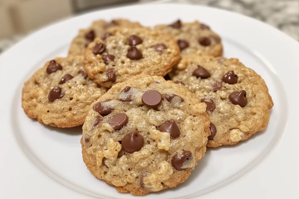 Rice Krispie Chocolate Chip Cookies