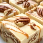 White Chocolate Caramel Pecan Fudge