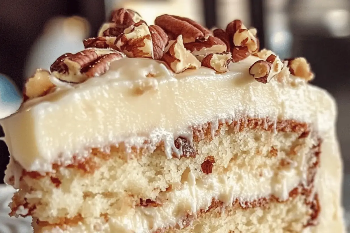 White German Chocolate Cake

