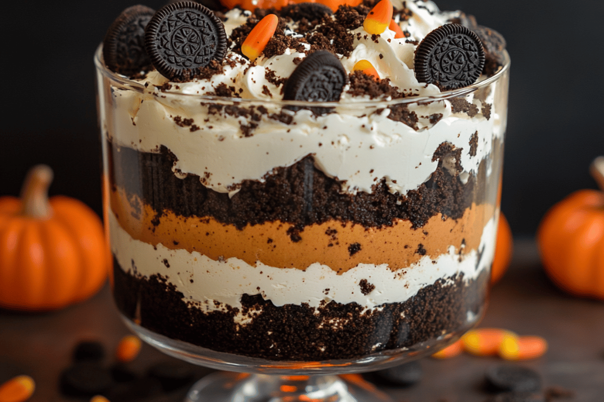 Halloween Oreo Dirt Cake Recipe Halloween Oreo Dirt Cake