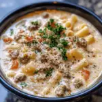 Creamy Parmesan Italian Sausage Soup