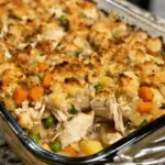 Rotisserie Chicken and Stuffing Casserole recipe