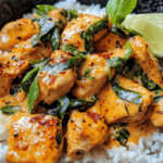Spiced Coconut Basil Chicken