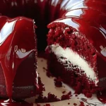Layered Red Velvet Cheesecake Bundt Cake