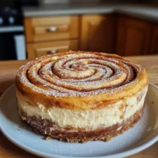 Cinnamon Roll Honeybun Cheesecake-image