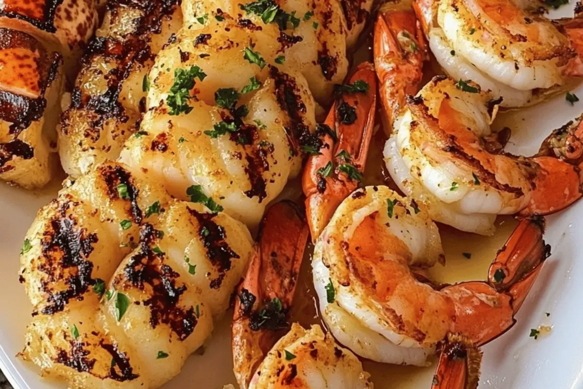 Grilled Lobster & Shrimp