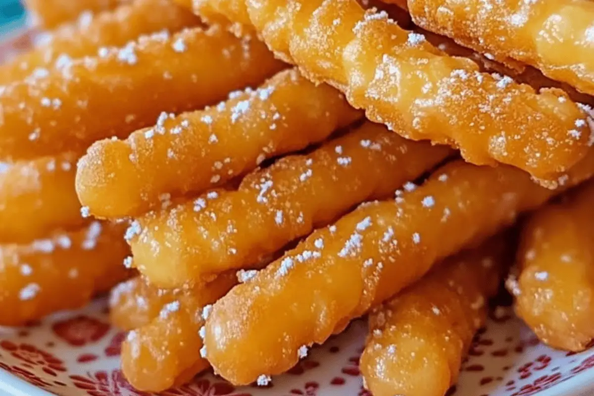  Crispy Funnel Cake Sticks