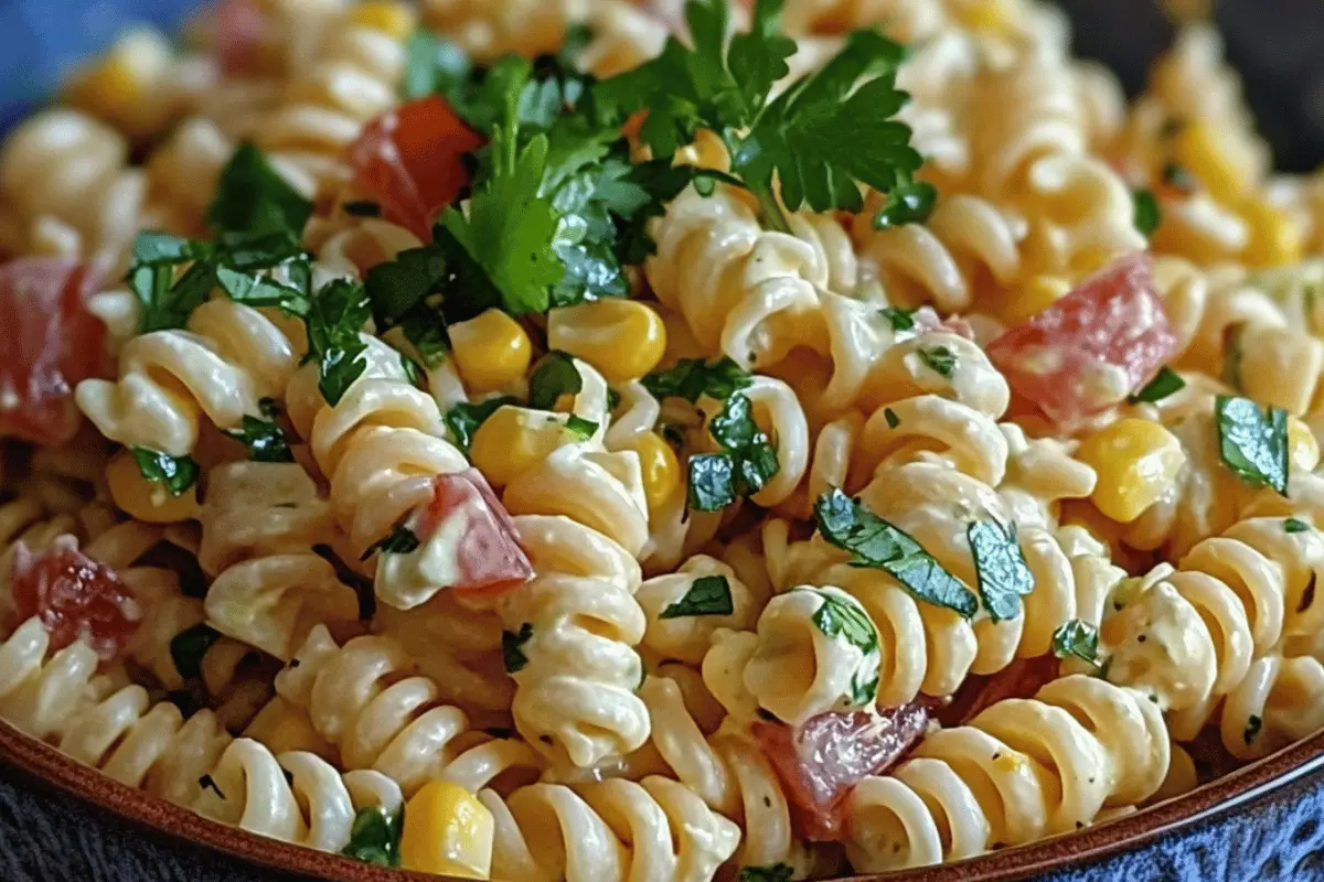  Mexican Street Corn Pasta Salad