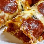 Low-Carb Cheesy Pepperoni Pizza Roll-Ups