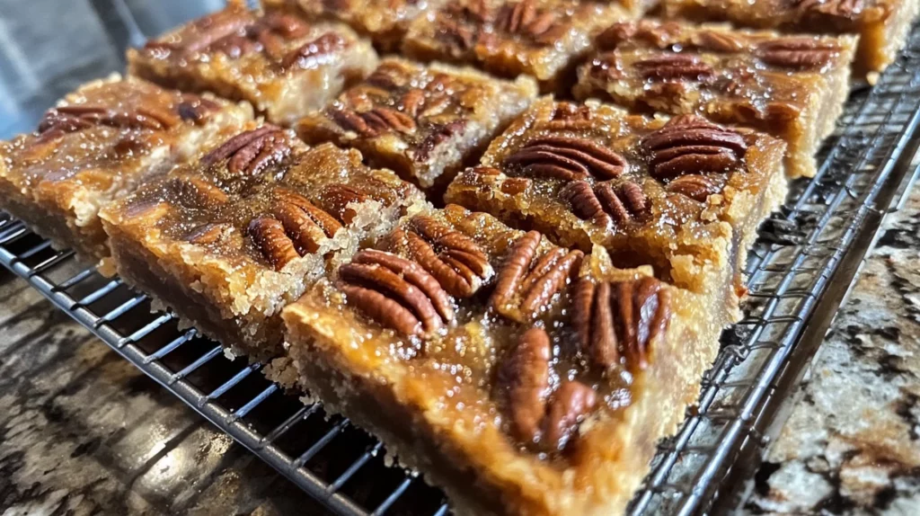 LAZY GIRL PECAN PIE BARS
