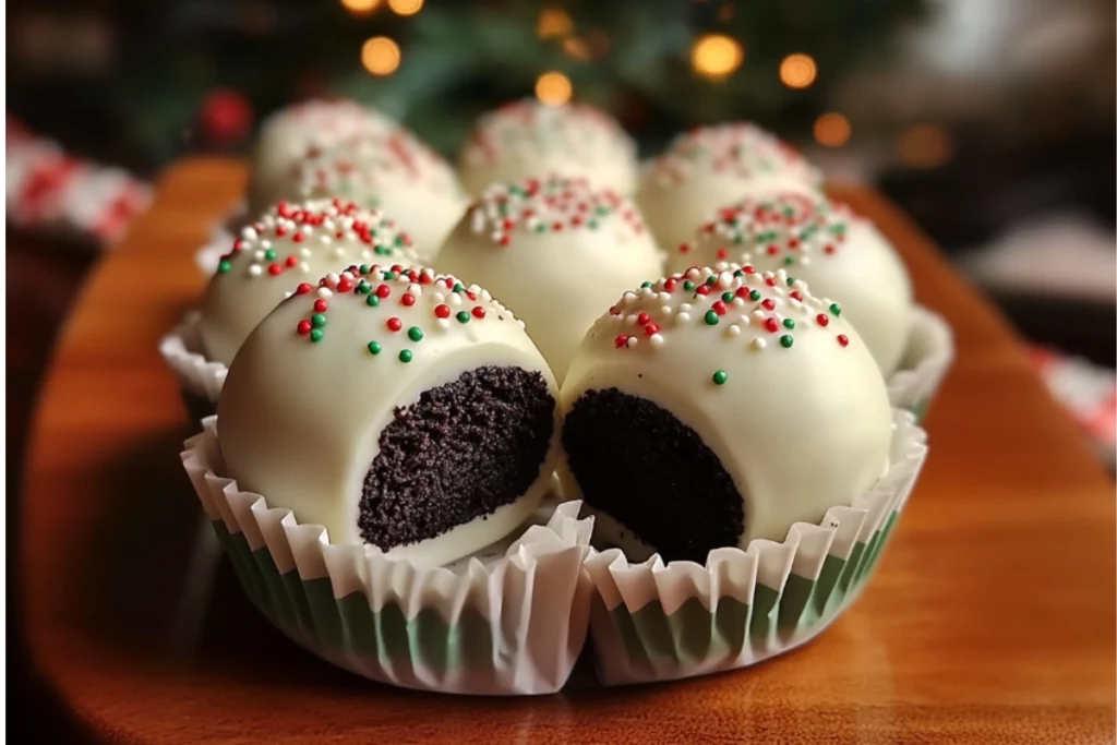 Oreo Balls for Christma
