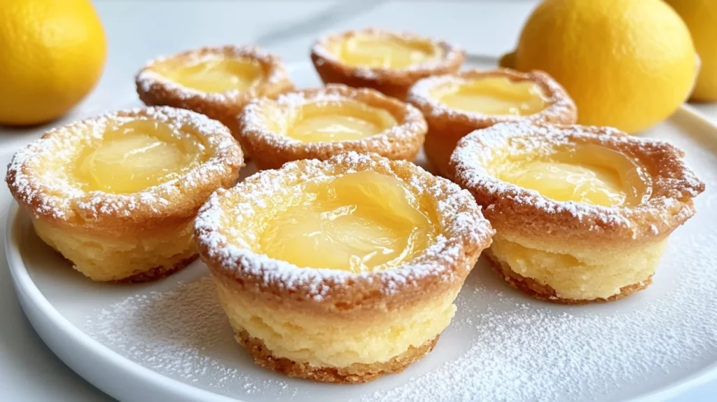 Lemon Bar Cookie Cups