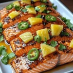 Jalapeño Honey Pineapple Salmon