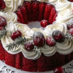Red Velvet Wreath Cake