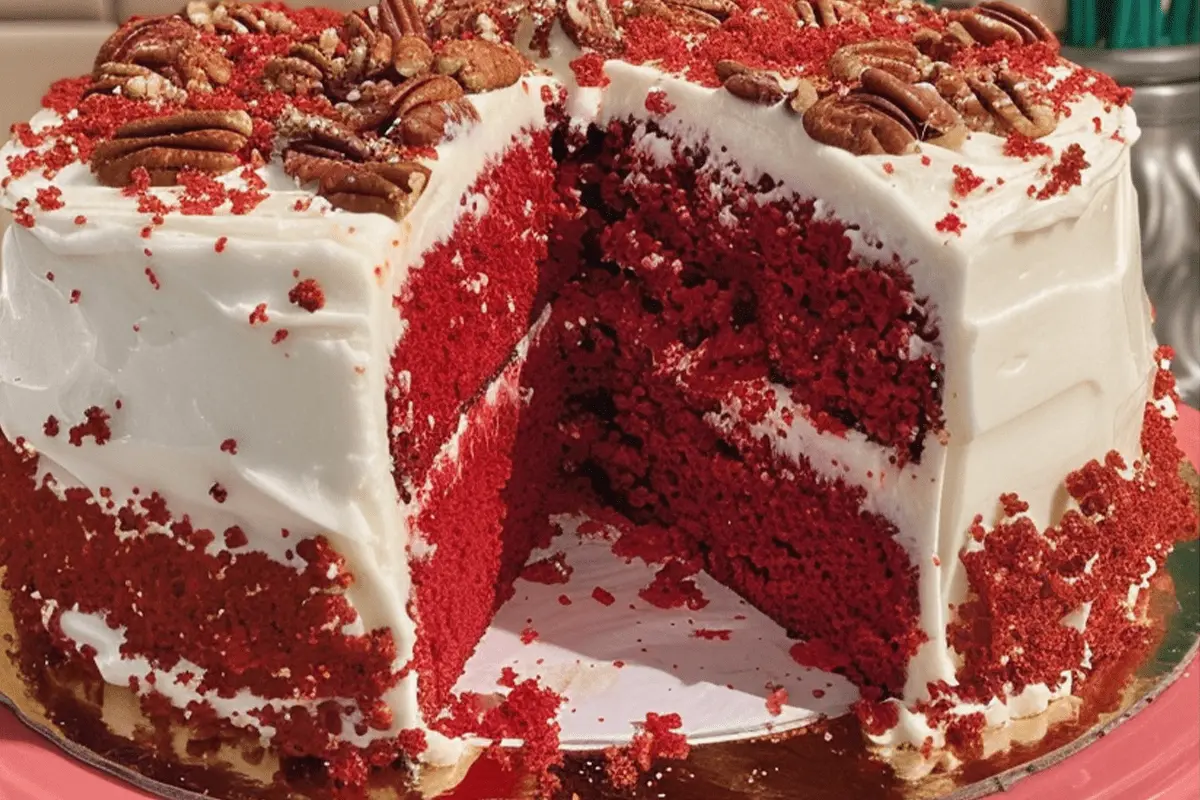 Ruby Red Velvet Pound Cake