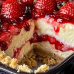 Strawberry Cheesecake Dump Cake