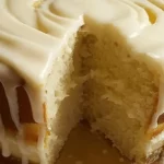 Vanilla Buttermilk Pound Cake with Cream Cheese Glaze