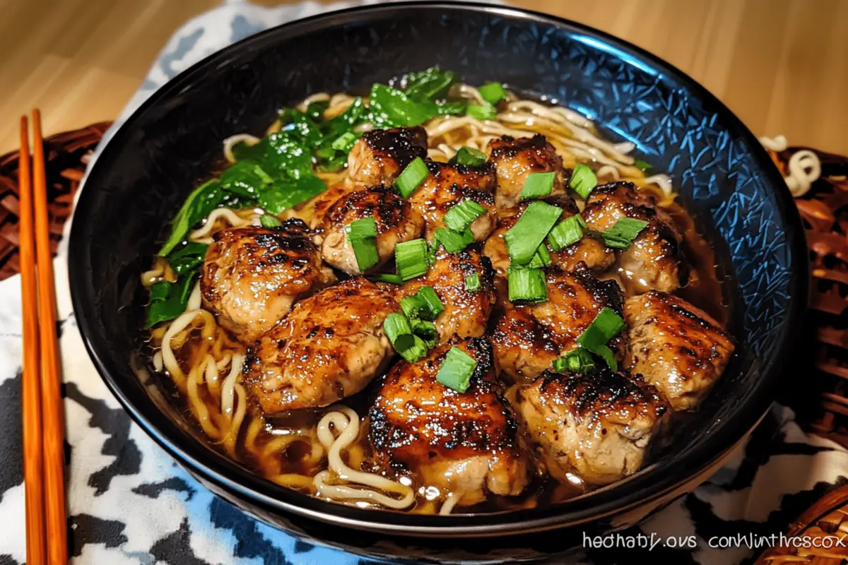 Ginger Glazed Chicken Ramen