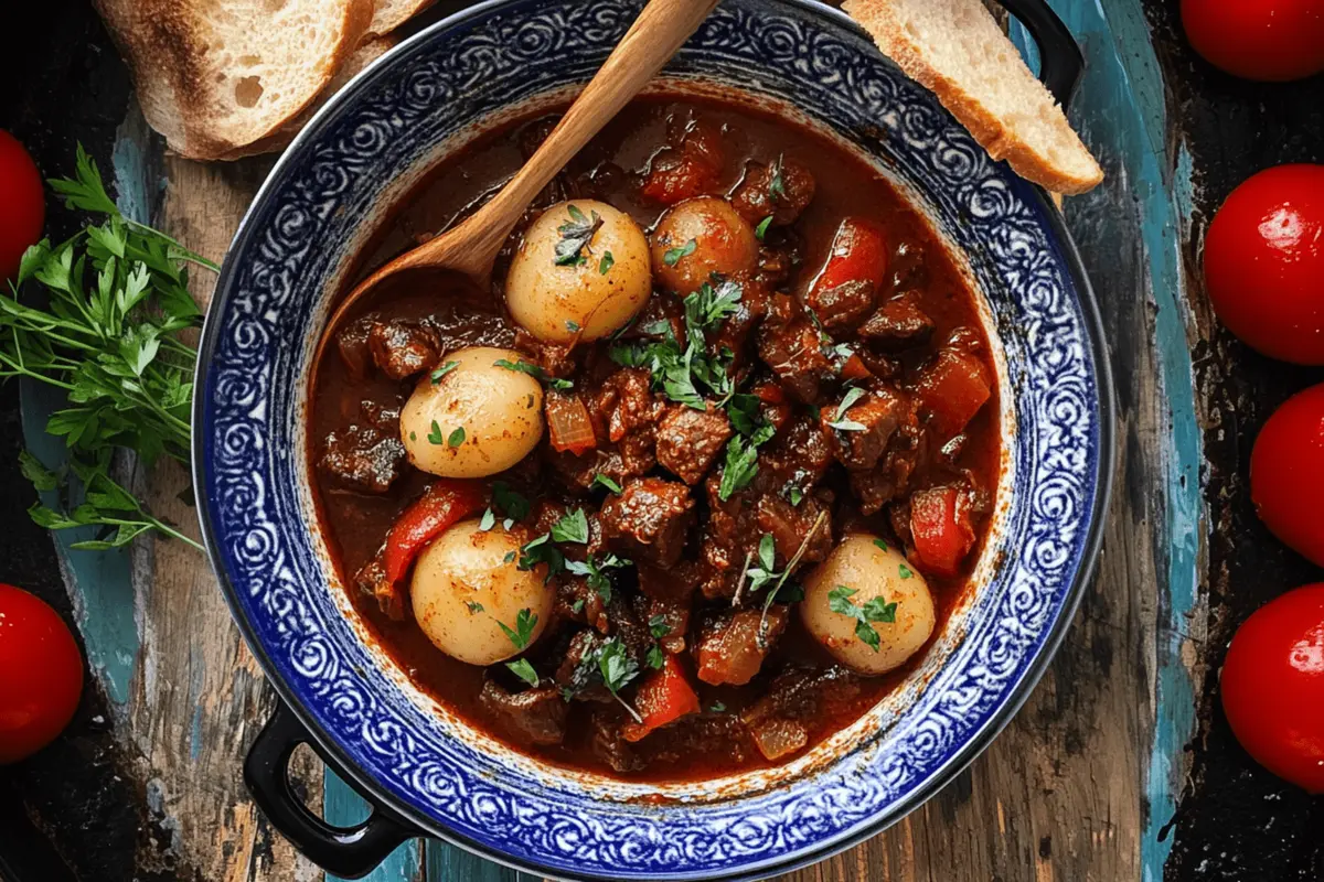 Stifado Greek Beef Stew