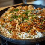 Smothered Chicken and Rice