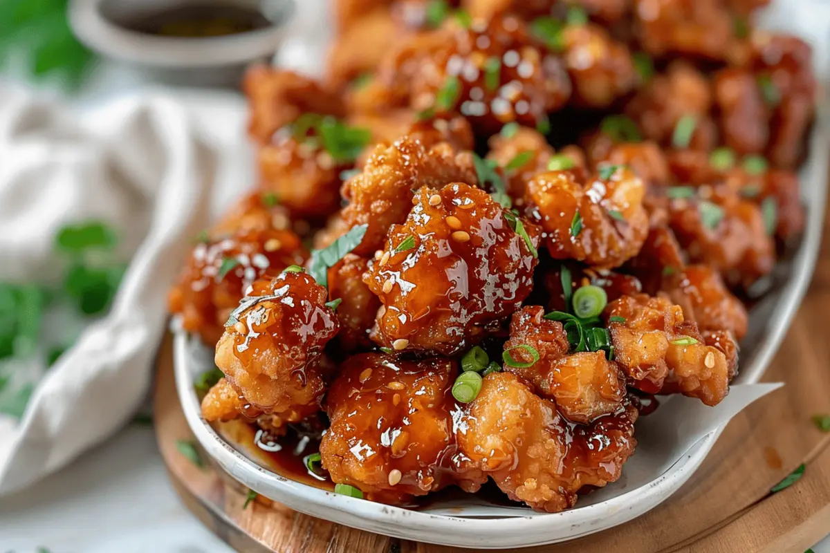 Honey Garlic Crispy Chicken
