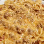 Creamy Velveeta Beef & Bowtie Pasta Recipe | Cheesy & Delicious