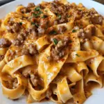 Spicy Sausage and Fettuccine in Creamy Garlic Sauce | Bold & Creamy