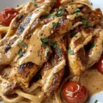 Creamy Cajun Chicken with Creamy Parmesan Pasta Sauce | Spicy & Savory