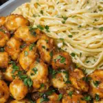 Lemon Garlic Butter Chicken Bites with Parmesan Linguine | Flavorful & Easy