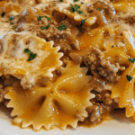 Creamy Beef and Bowtie Pasta Recipe | Rich, Hearty & Flavorful