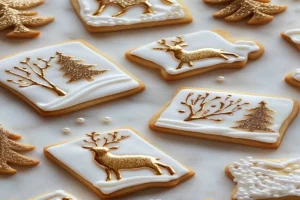 Golden Reindeer Christmas Cookies Recipe
