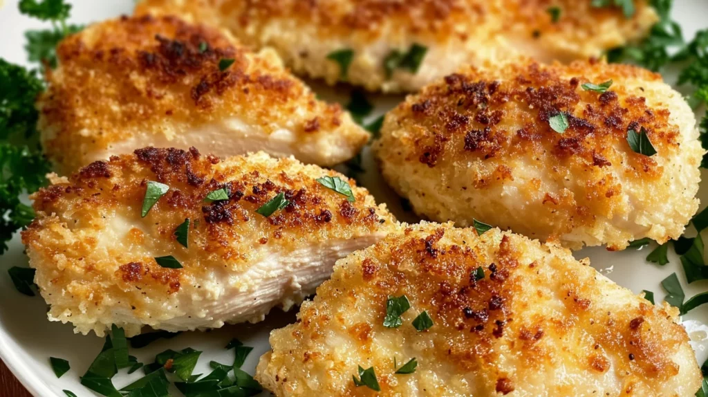 Parmesan Crusted Chicken in Air Fryer