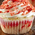 Strawberry Crunch Cupcakes