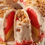 Strawberry Crunch Pound Cake