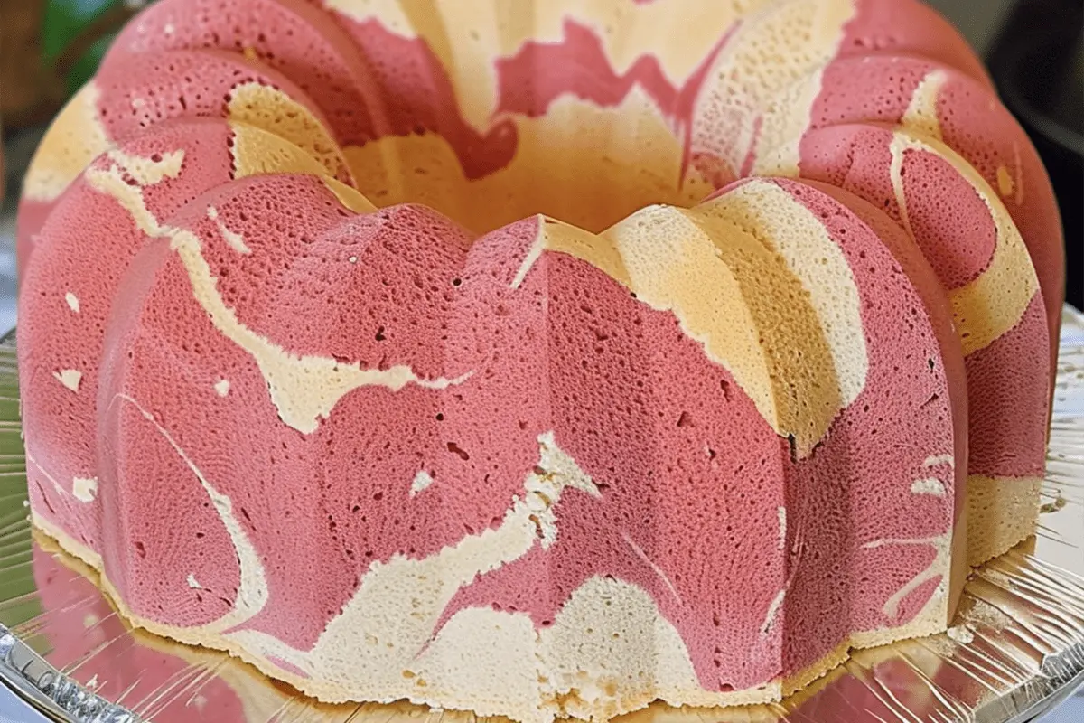 Strawberry Milkshake Pound Cake