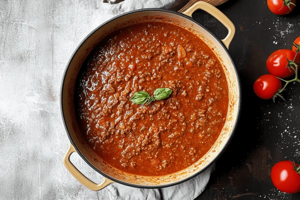 Authentic Italian Bolognese Sauce
