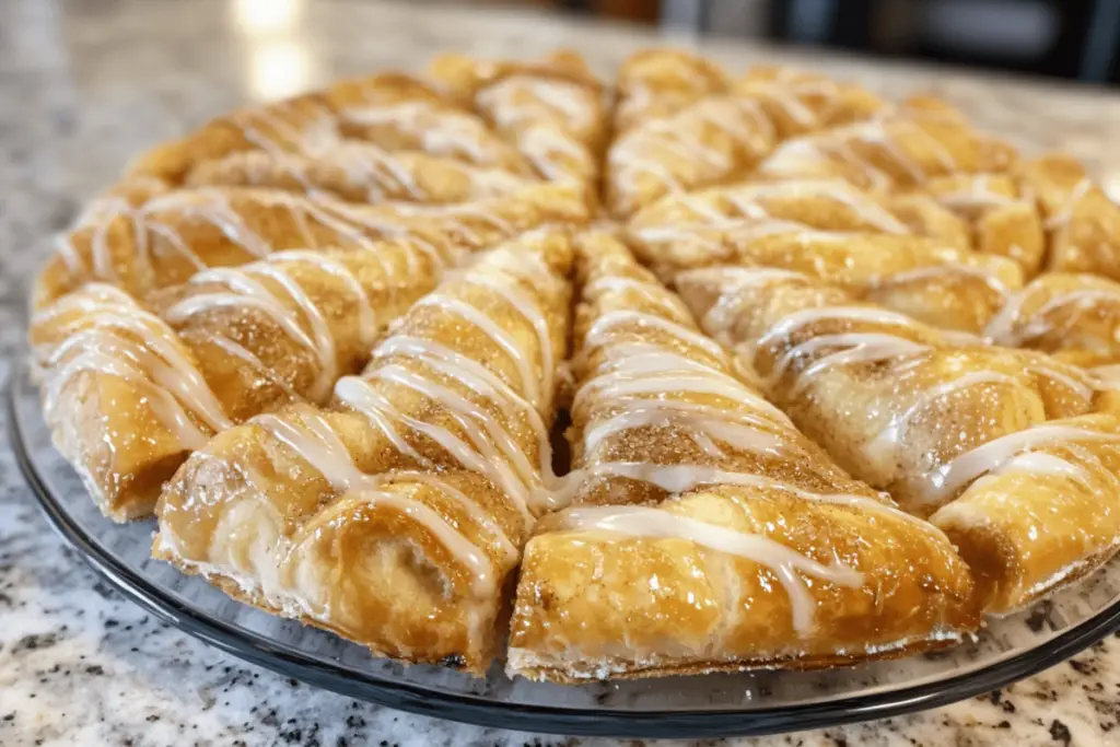 Cinnamon-Sugar Pizza made with Crescent Rolls | Sweet & Simple Dessert
