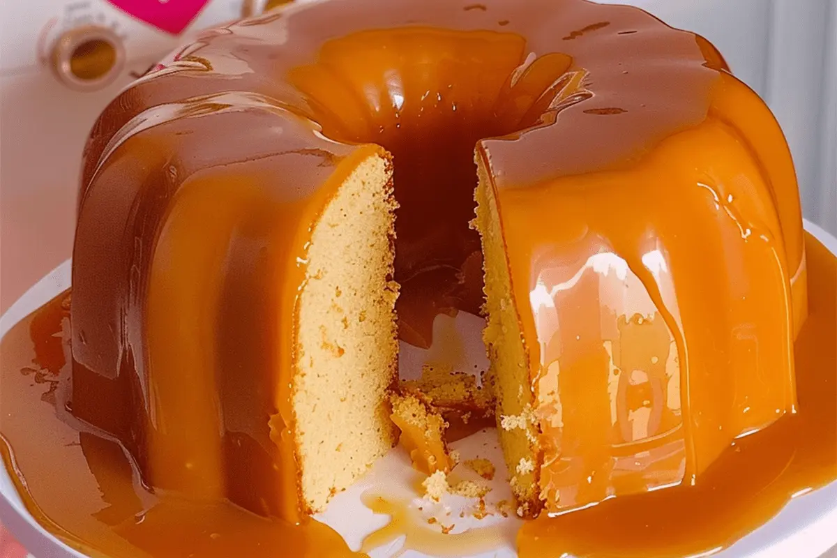 Caramel Cream Cheese Pound Cake