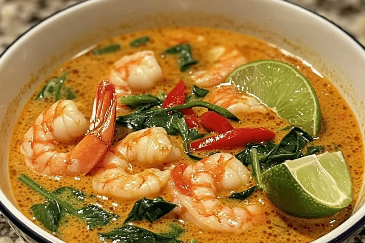 Coconut Curry Shrimp Soup