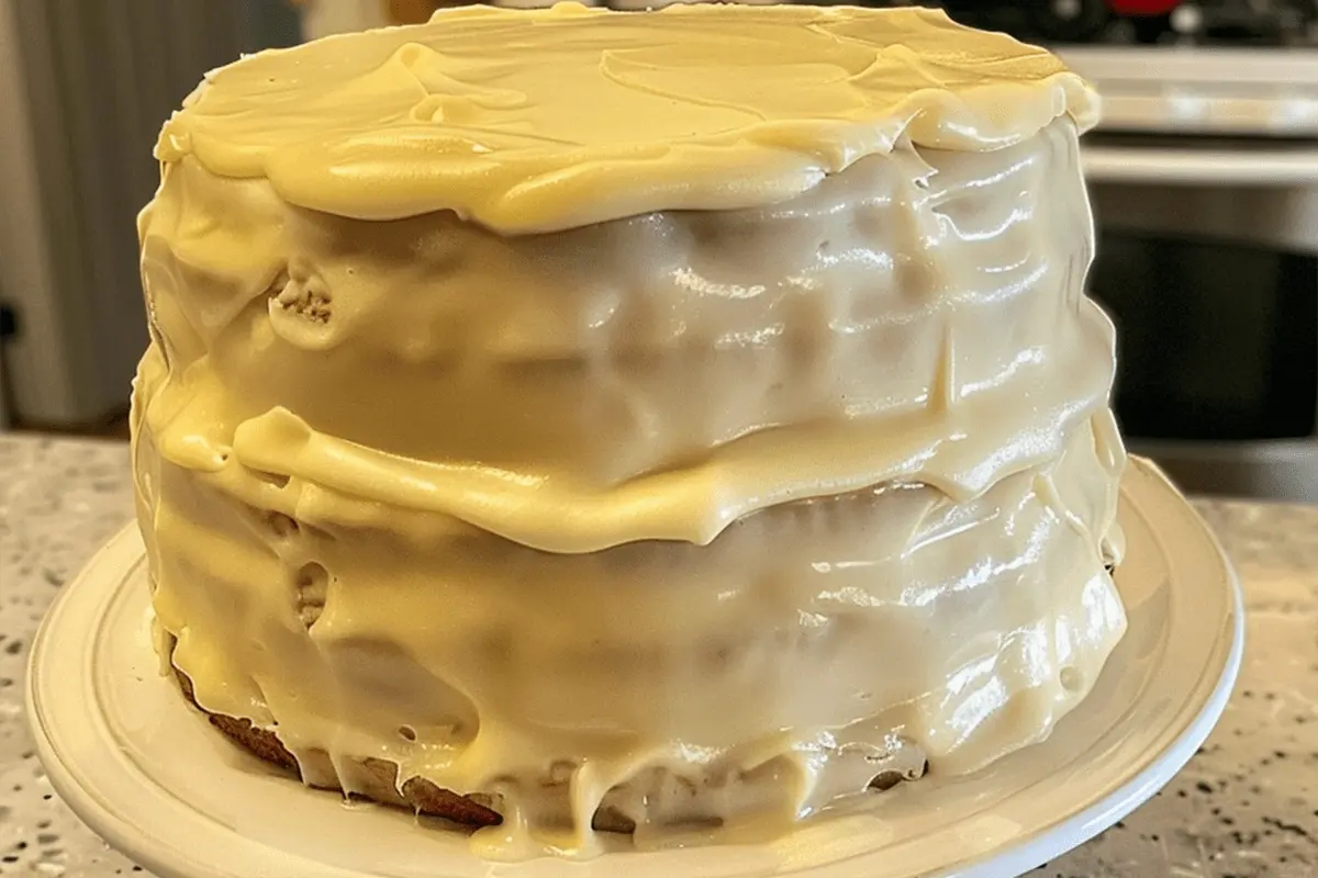 Old-Fashioned Lemon Cheese Layer Cake