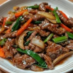 Chinese Beef and Onion Stir-Fry