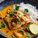 Coconut Fish Curry with Lime and Lemongrass