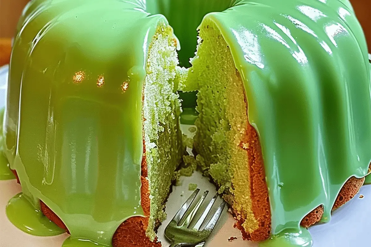 Key Lime Pound Cake with Key Lime Glaze