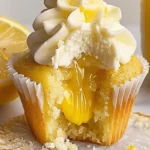 Lemon Cupcakes with Lemon Curd Filling