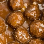 Slow Cooker Salisbury Steak Meatballs