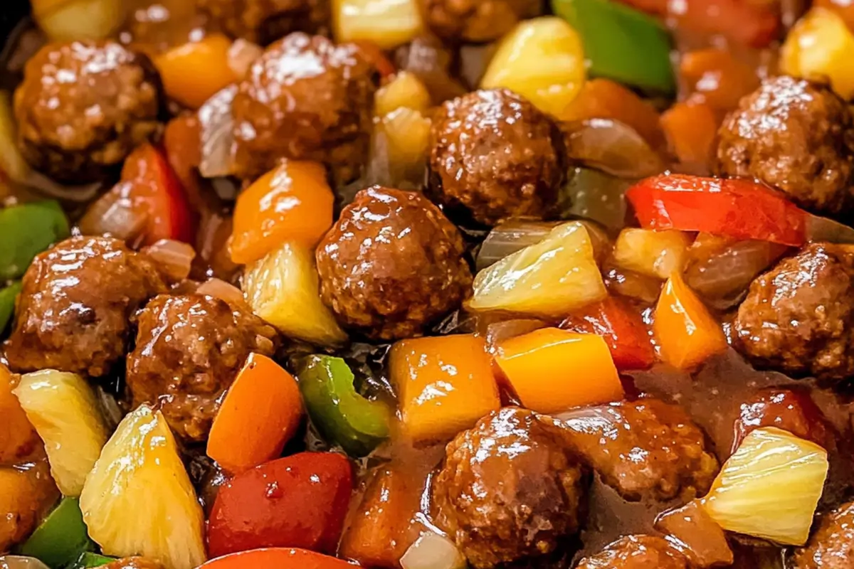 Sweet and Sour Meatballs 
